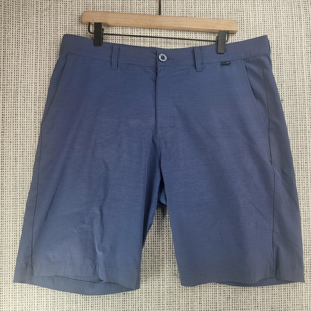 TravisMathew Shorts Mens 34 Blue Performance Golf Stretch Lightweight Casual